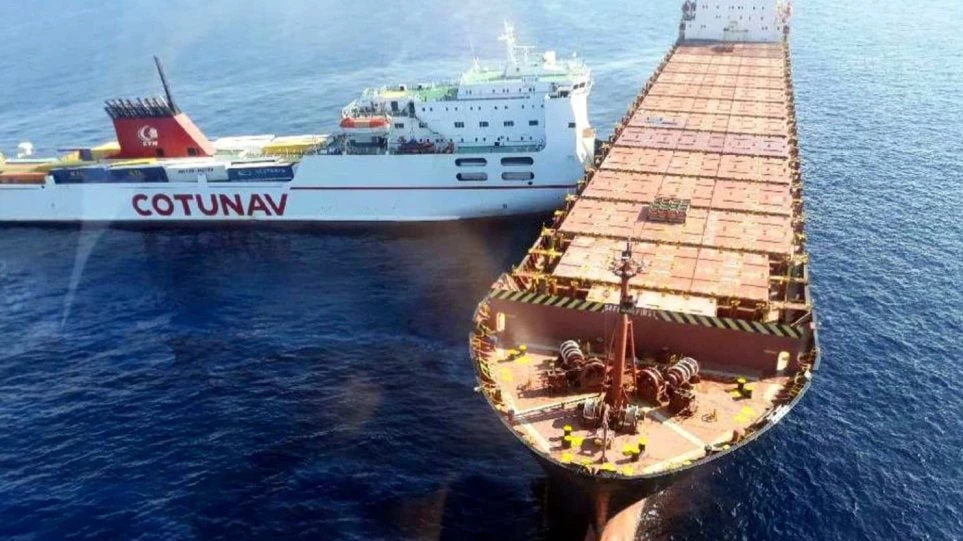 Μεγάλη διαρροή καυσίμων μετά τη σύγκρουση τυνησιακού και κυπριακού πλοίου ανοικτά της Κορσικής